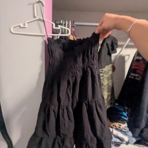 Aeropostale Black Ruched Top